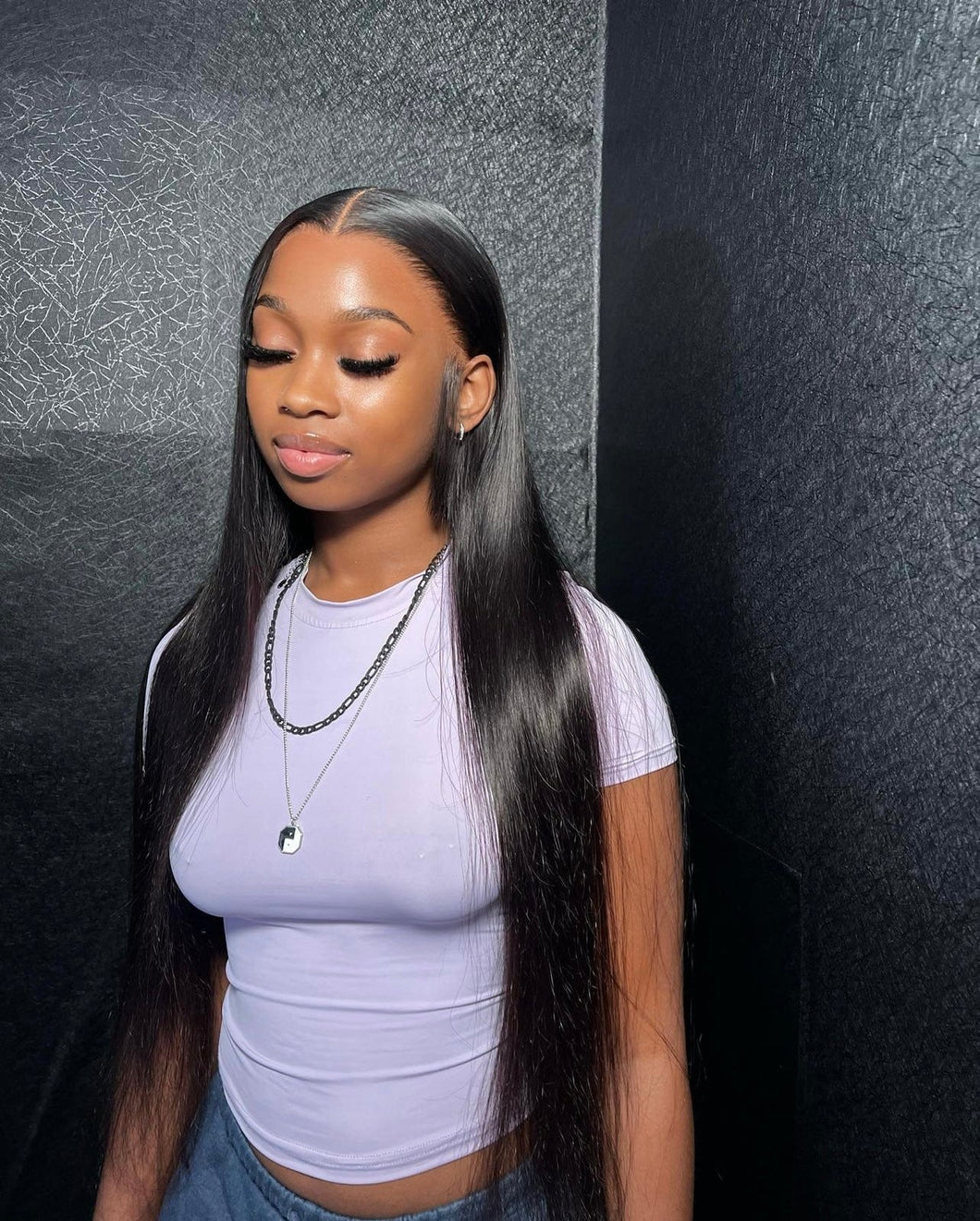 HD 13*4 Virgin Straight Frontal Wig