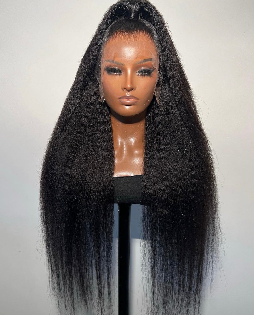 13X6 HD Kinky Straight Frontal Wig